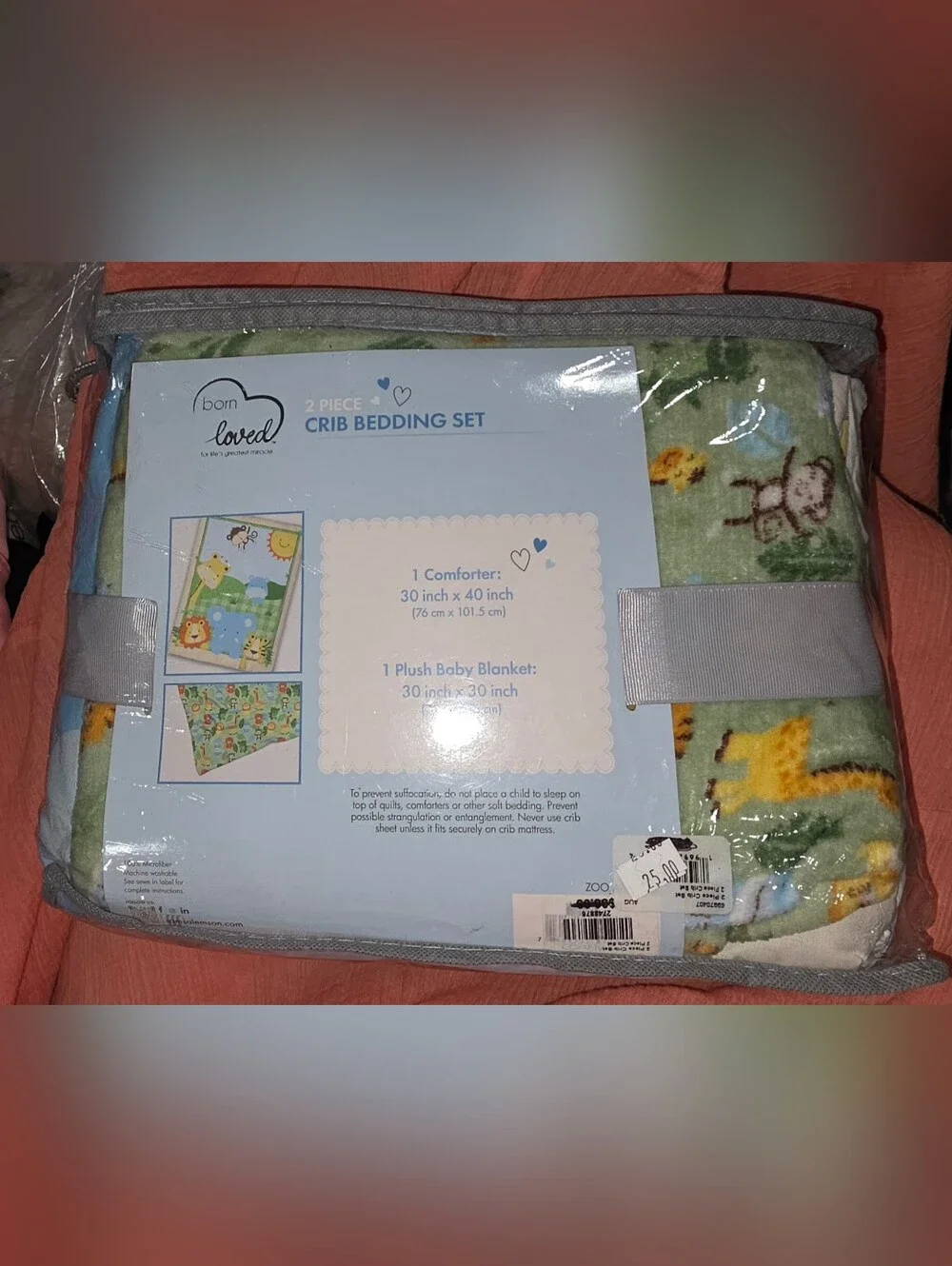 2 Piece Crib Comforter Set